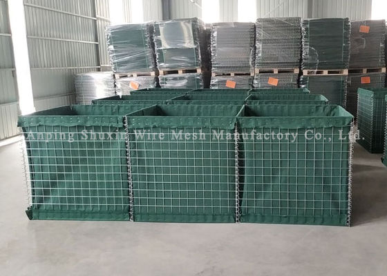 Barrera defensiva galvanizada pesada rellenada con arena militar 50x50m m