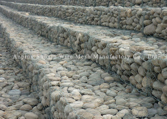 Mesh Metals Gabion Baskets fino hexagonal estándar