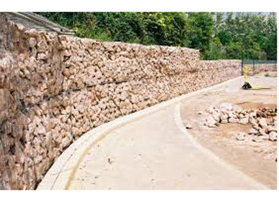 El Pvc del hexágono cubrió las cestas de acero inoxidables de Gabion para prevenir
