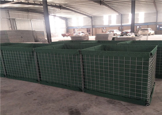 Barrera militar de la arena de la milipulgada 10 Hesco para la radio de tiro