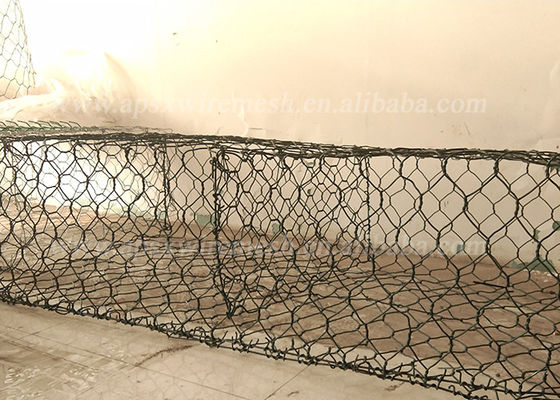 La piedra anti del corrosivo los 2x1x1m llenó jaulas de la pared de Gabion