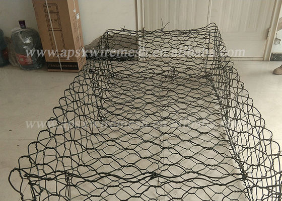 Protección pesadamente galvanizada de la orilla del río que llena las cestas de Gabion