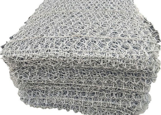 El Pvc galvanizado hexagonal de la inmersión caliente cubrió la prueba del moho de las jaulas de la pared de 2m m Gabion