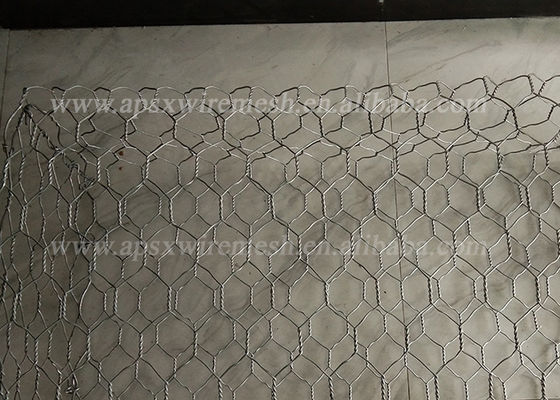 La construcción galvanizó pesadamente jaulas de la pared de Gabion dobla hexagonal torcida