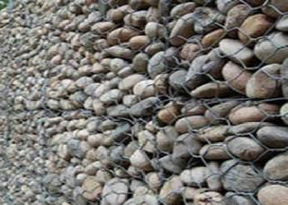 El Pvc del hexágono 2.0m m cubrió las cestas de Gabion que la pared enjaula para prevenir
