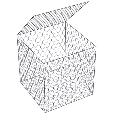 4.0m m Gabion galvanizado alambre encajona las jaulas llenadas de piedra para el entrenamiento del río