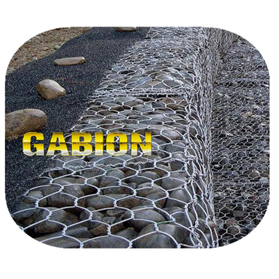 El Pvc estándar del metro 1x1x2 cubrió el alambre hexagonal galvanizado pesado Mesh Box del alambre de la cesta de Gabion