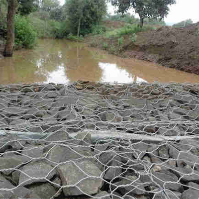 Cestas galvanizadas de Gabion los 2m el x 1m el x cerca de alambre tejida 1m del hierro River Protection
