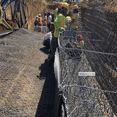 El SGS que llena Gabion enjaula los 2x1x1m los 3x1x1m los 4x1x1m los 5x1x1m galvanizados
