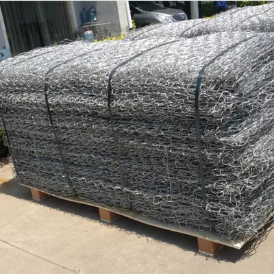 Malla de alambre hexagonal de las cestas 80x100m m de Gabion del Ce de la caja del muro de contención pequeña