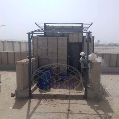 3 pulgadas Galfan cubrieron la protección militar de las barreras de Hesco defensiva